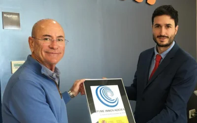 Carlos Moliner collects the recognition of Innovative SME